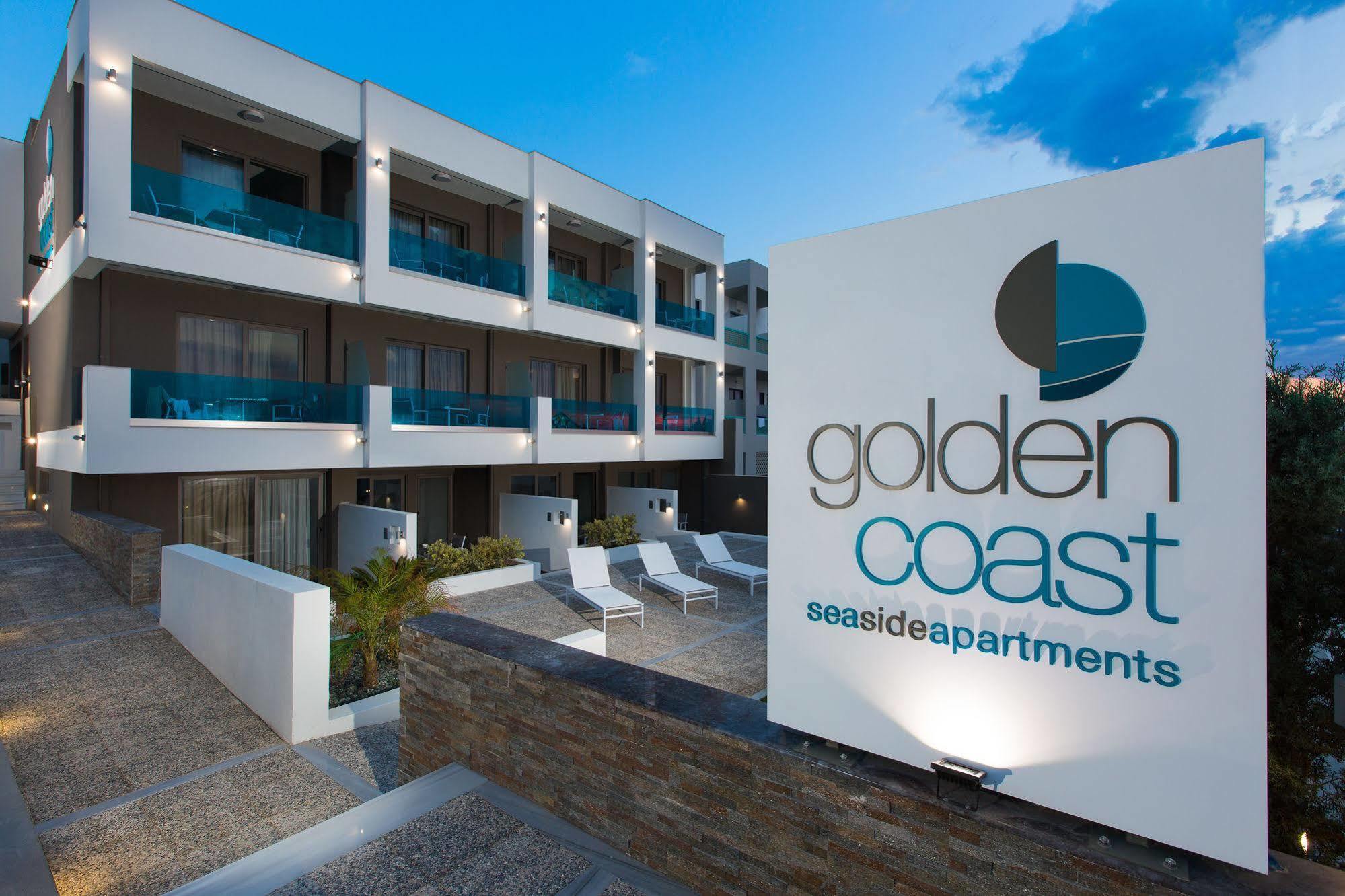 Golden Coast Seaside Apartments Rethymno  ภายนอก รูปภาพ